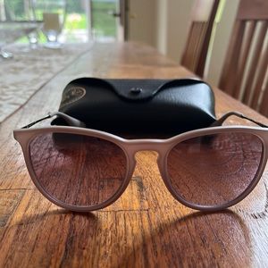 Ray Ban sunglasses. Color is cream